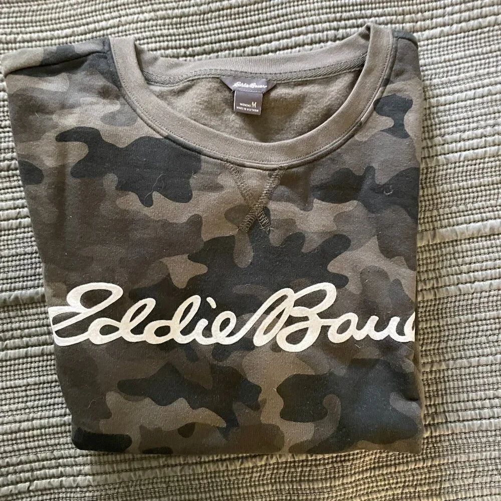 Eddie Bauer Logo Crewneck Sweater - Picture 1 of 2